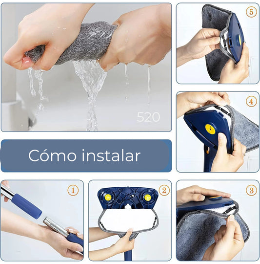 MOPA TRIANGULAR GIRATORIA 360°