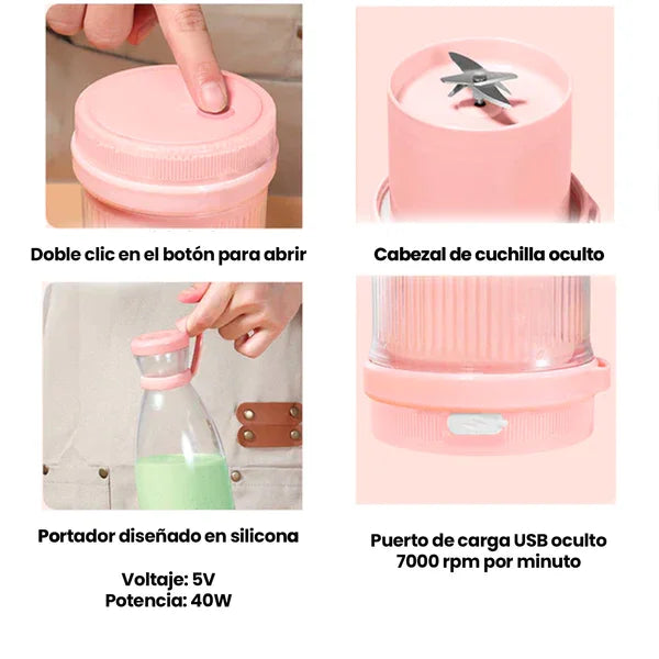 MINI LICUADORA PORTÁTIL