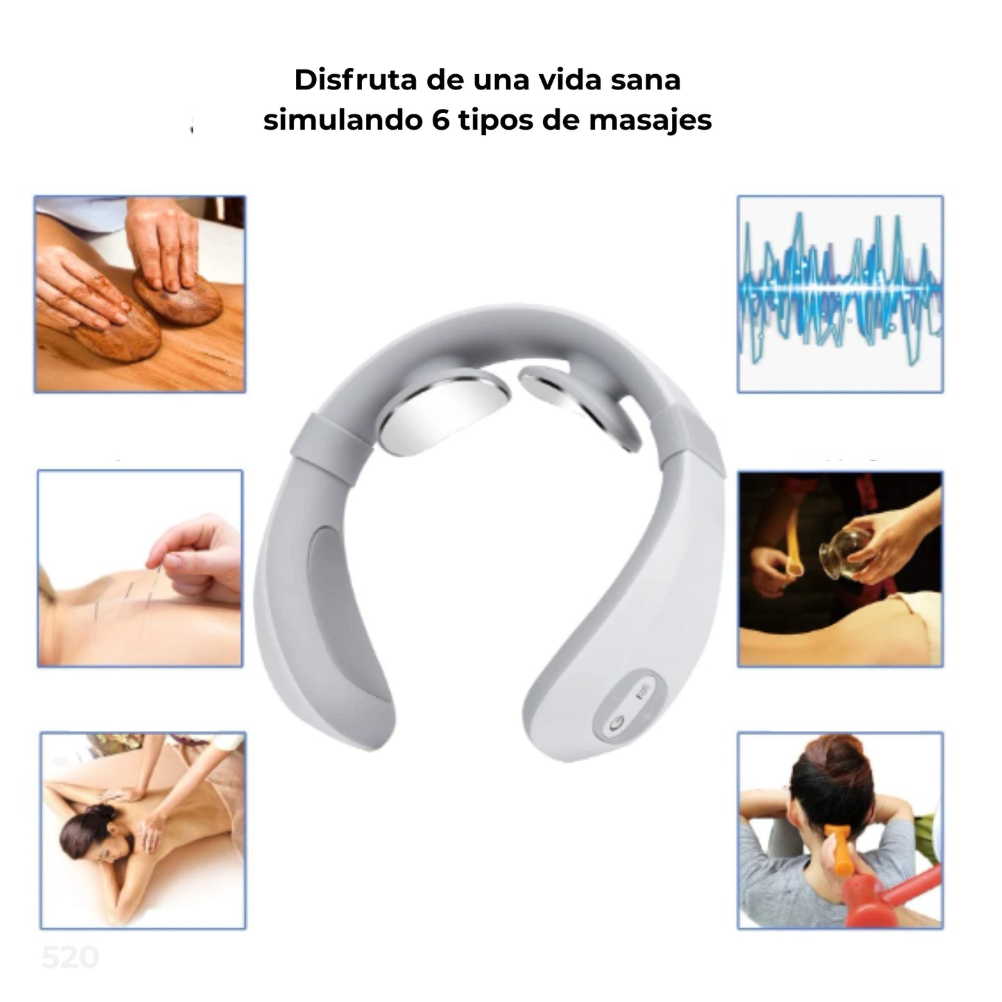 MASAJEADOR Y ESTIMULADOR CUELLO Y CERVICAL