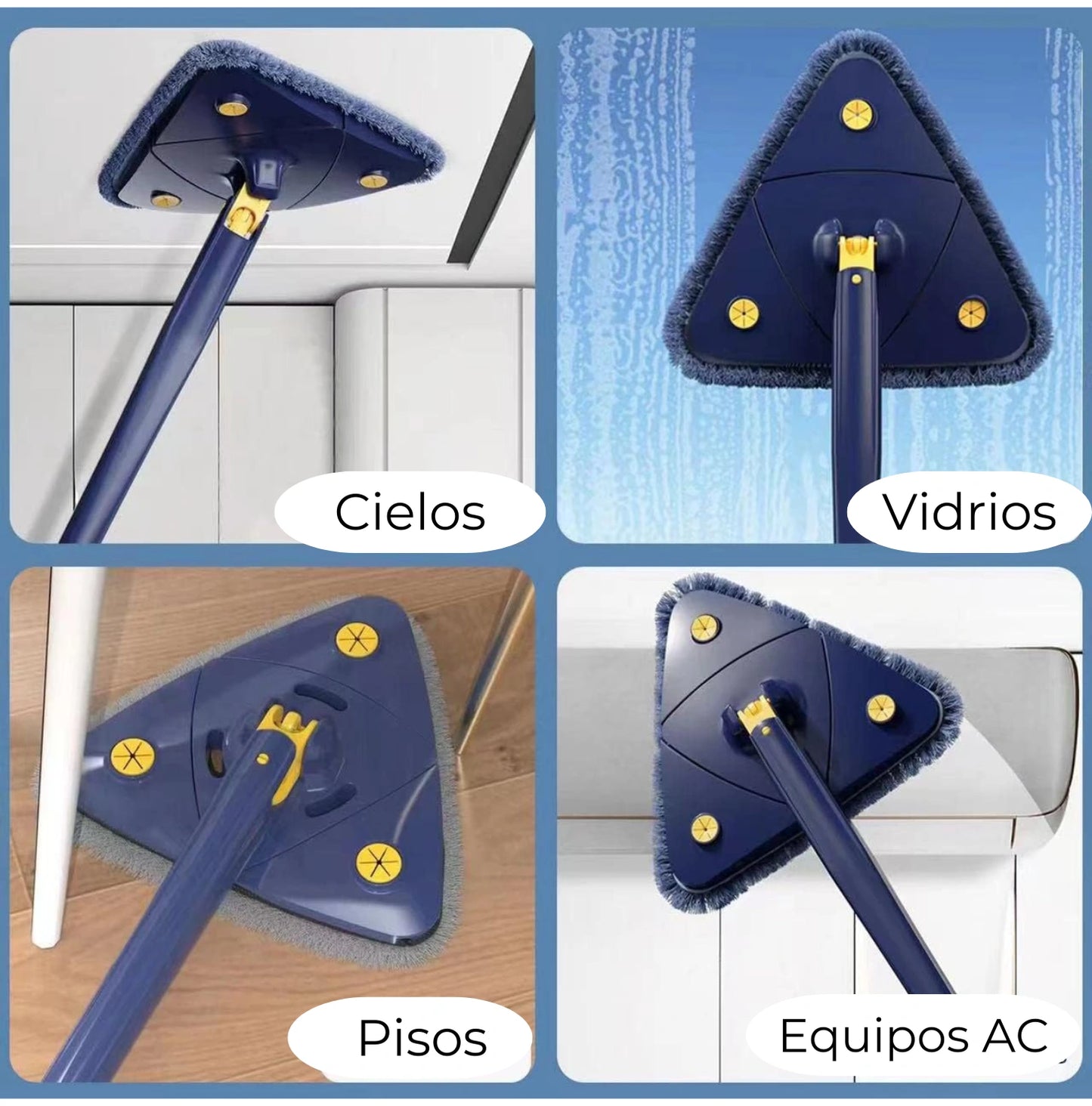 MOPA TRIANGULAR GIRATORIA 360°