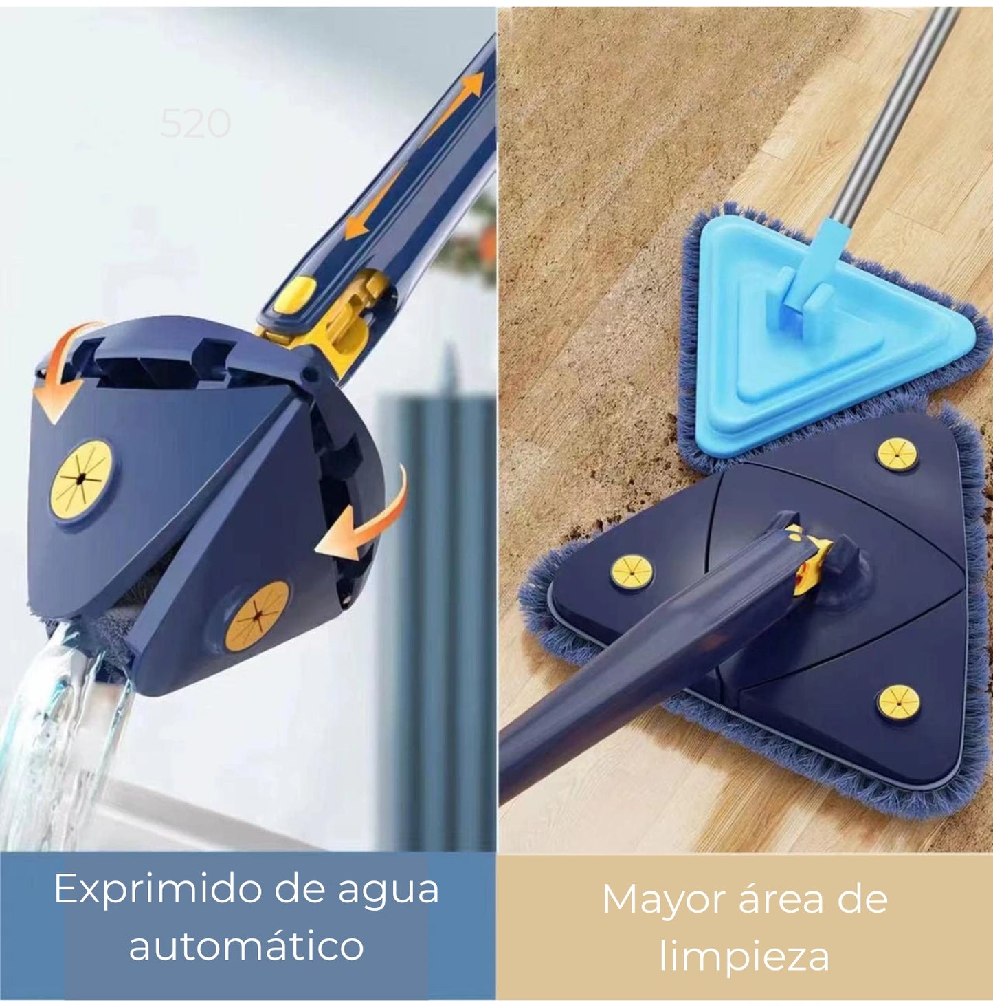 MOPA TRIANGULAR GIRATORIA 360°