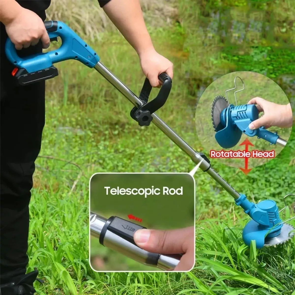 Podadora de Césped Inalámbrica